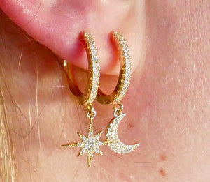 Boucles d'oreilles MOON&STAR