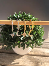 Charger l&#39;image dans la galerie, Boucles d&#39;oreilles MOON&amp;STAR
