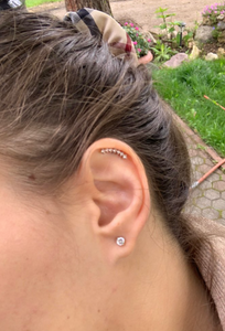 Boucle d'oreille Mini Bo / Percing - à l'unité -