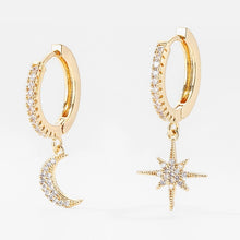 Charger l&#39;image dans la galerie, Boucles d&#39;oreilles MOON&amp;STAR
