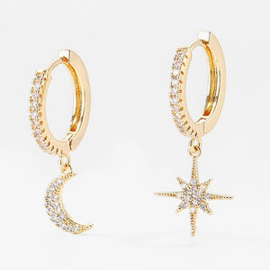 Boucles d'oreilles MOON&STAR